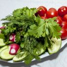 «Овощное ассорти» - натуральные овощи с зеленью 