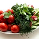 «Овощное ассорти» - натуральные овощи с зеленью 